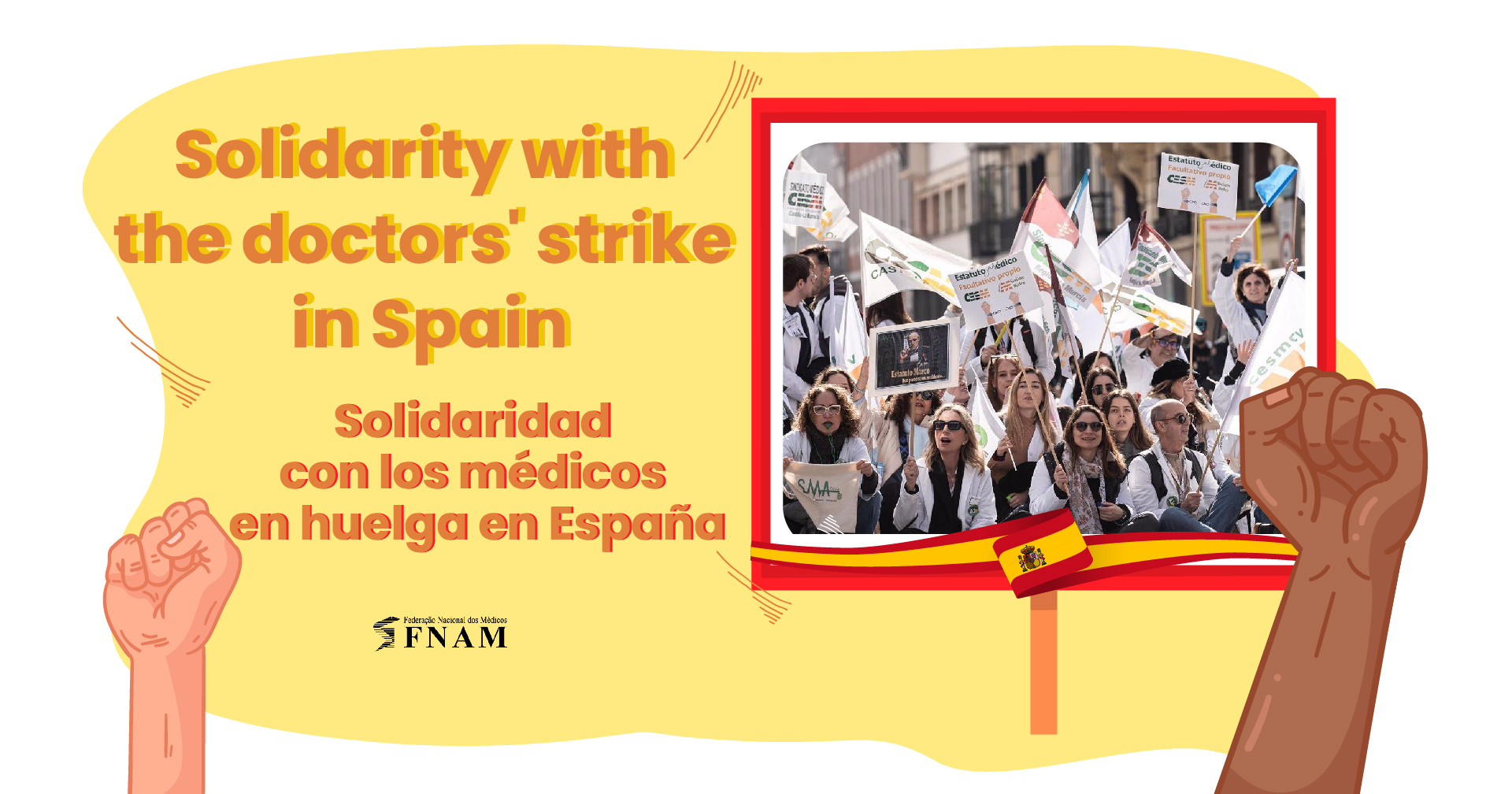 Solidarity with the doctors' strike in Spain from December 9th to 12th